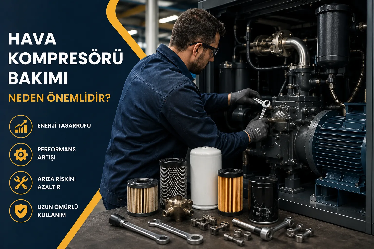 Hava Kompresörü Bakımı Neden Önemlidir?